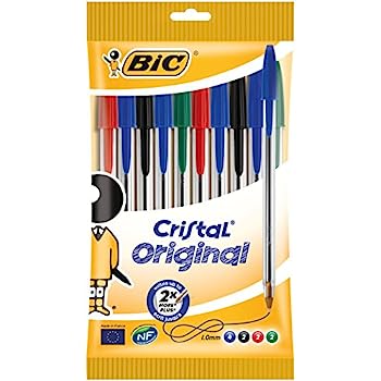 Bic Cristal Original Pen Assorted 10 Pack