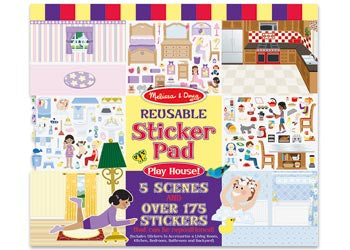 M&D Reusable Sticker Pad - Play House