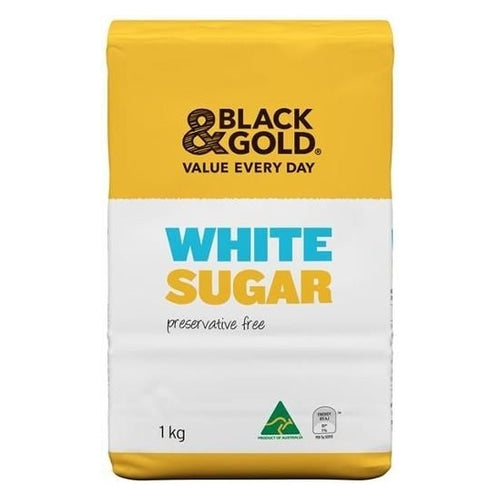 Black & Gold White Sugar 1kg