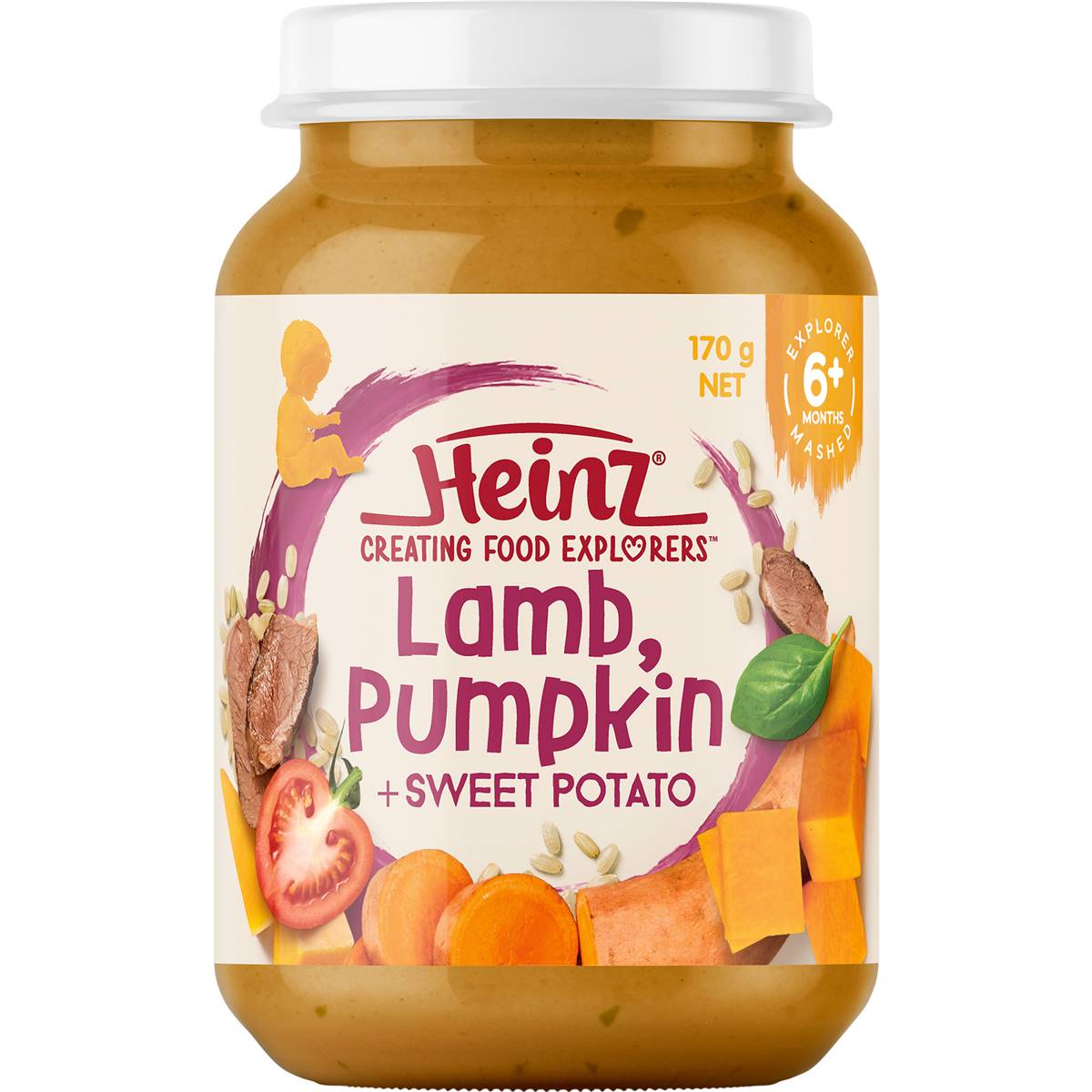 Heinz Lamb, Pumpkin & Sweet Potato 170g
