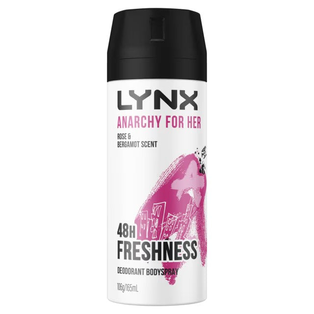 Lynx Women Aerosol Anarchy Deodorant 165mL