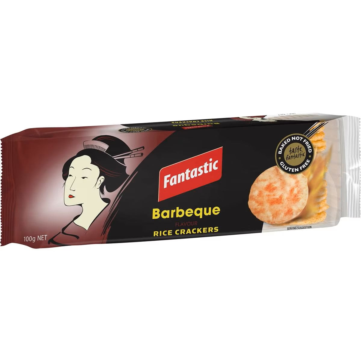 Fantastic Rice Crackers Barbeque 100g