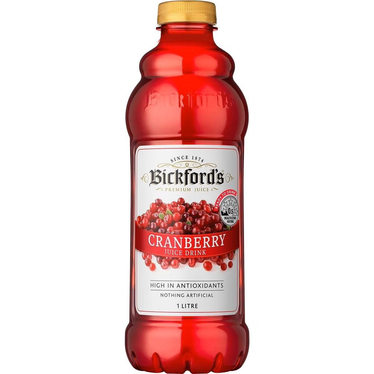 Bickfords Cranberry Juice 1L