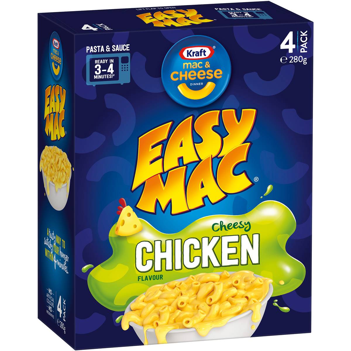 Kraft Easy Mac Chicken 280g 4pk