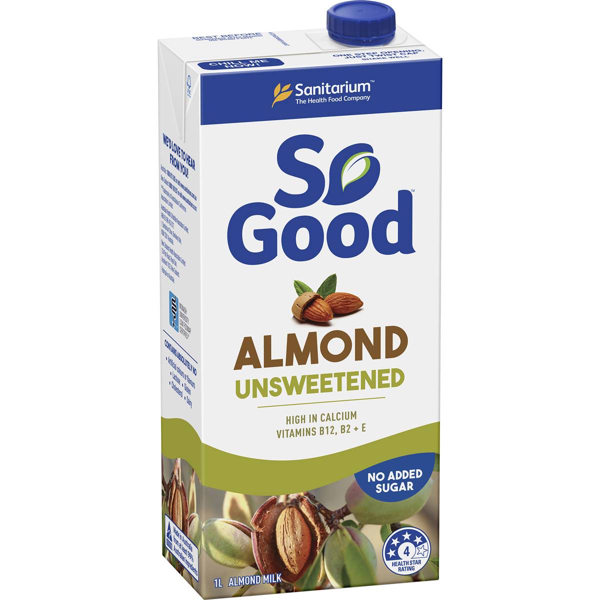Sanitarium So Good Almond Milk Unsweetened UHT 1L
