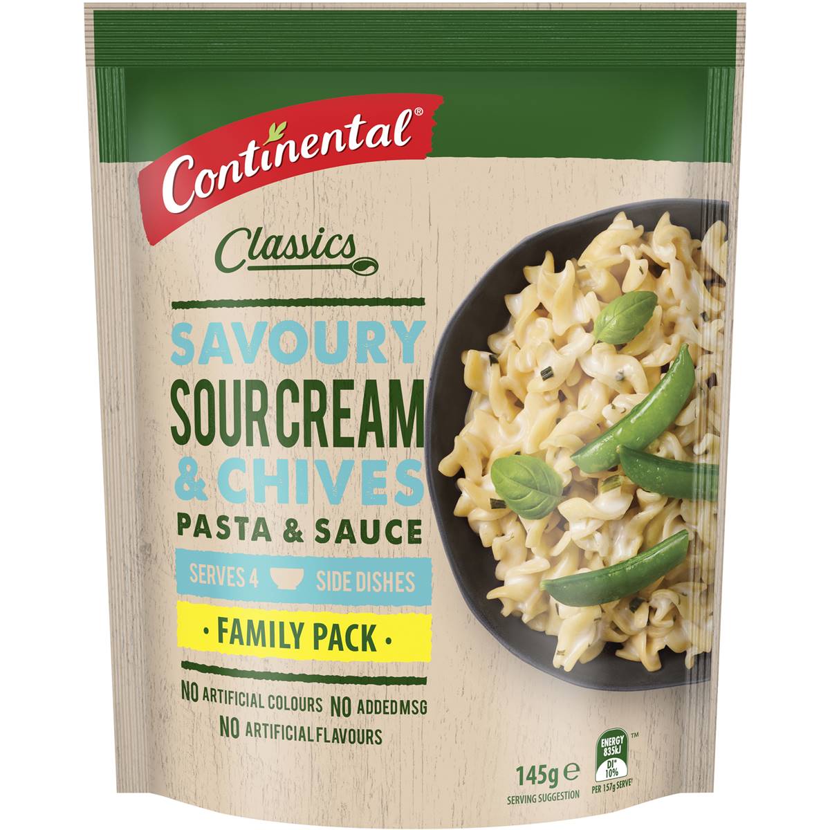 Continental Sour Cream & Chives Pasta Sauce 145g