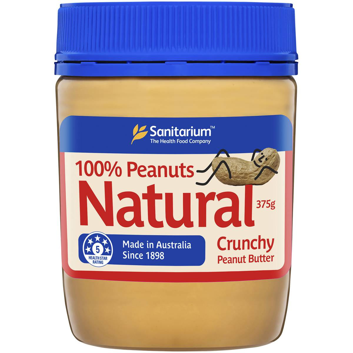 Sanitarium Peanut Butter Crunchy 500g