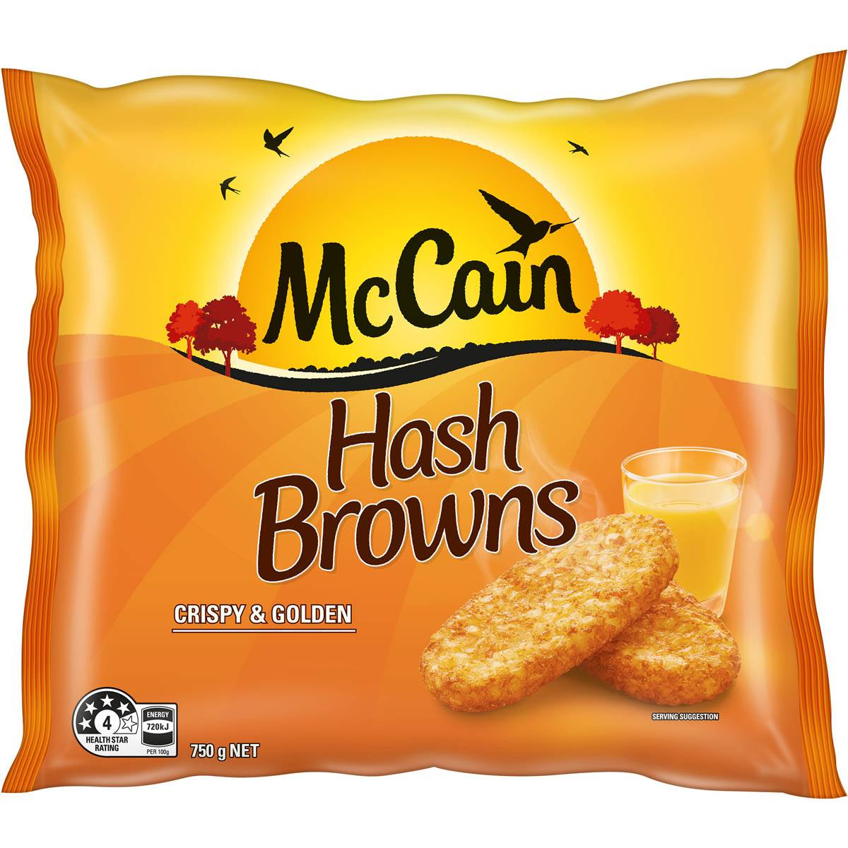 McCain Hash Browns Crispy & Golden 750g
