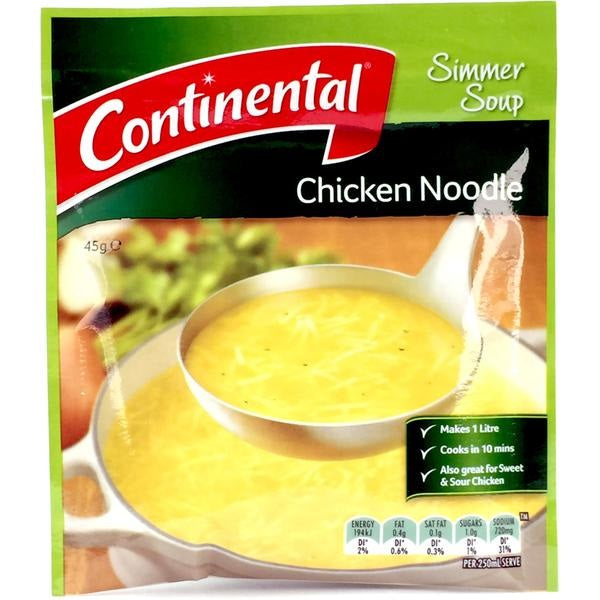 Continental Chicken Noodle Soup Mix 45g