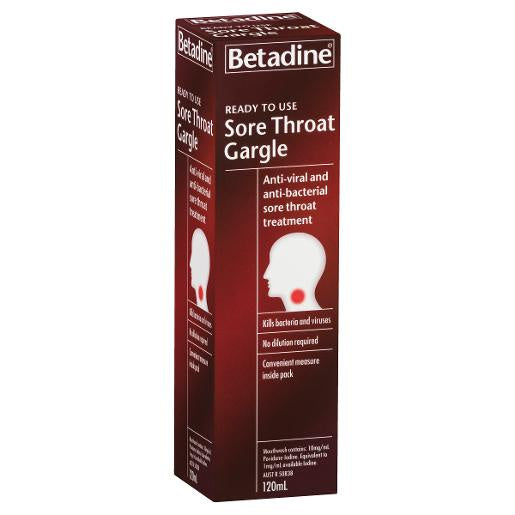 Betadine Sore Throat Gargle 120mL