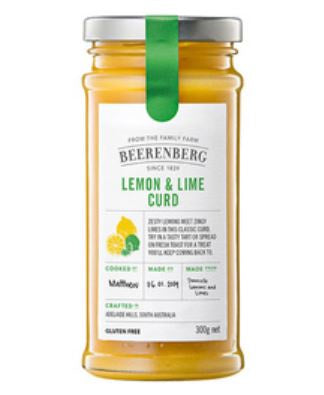 Beerenberg Lemon & Lime Curd 300g