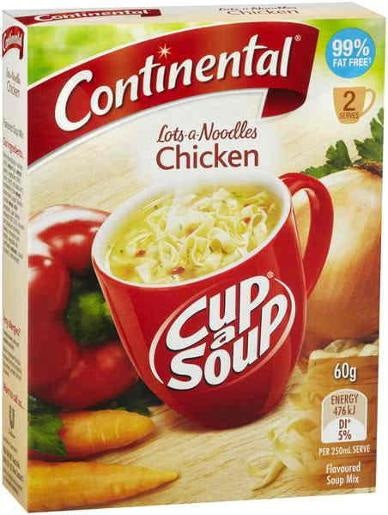 Continental Cup a Soup Chicken with lots-A-Noodles Soup 2 Serves 60g