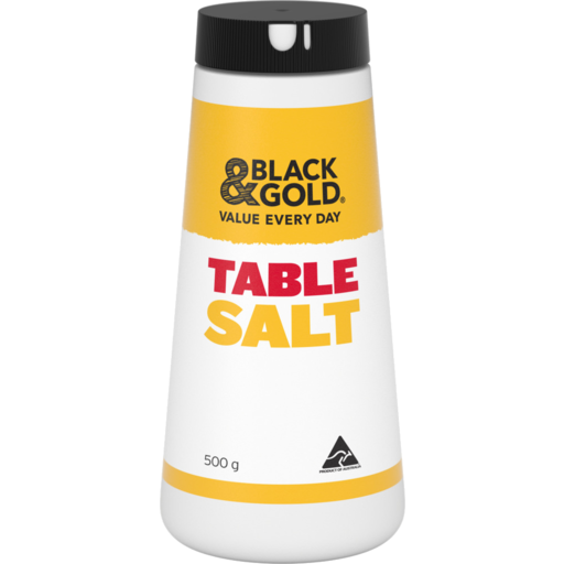 Black & Gold Table Salt 500g