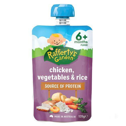 Rafferty's Garden Chicken Rice & Veg 6 Month 120g