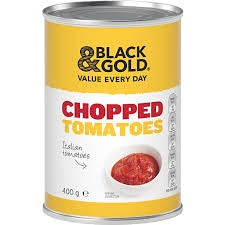 Black & Gold Italian Tomatoes Chopped 400g