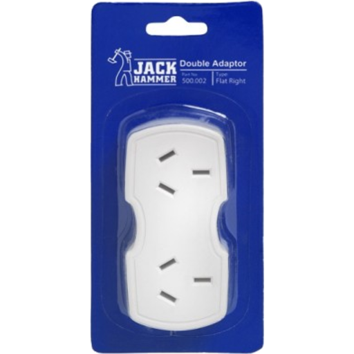 Jack Hammer Double Adapter Flat Right