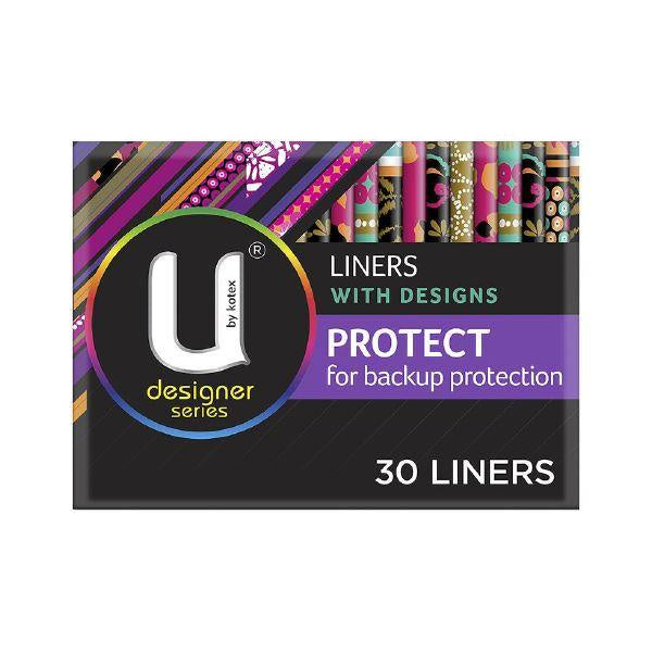 U By Kotex Liners With Designs 30pk