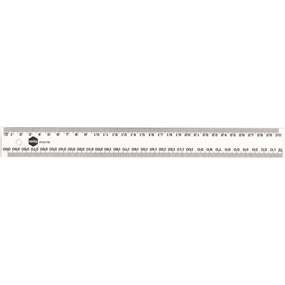 Marbig Plastic Ruler 30cm