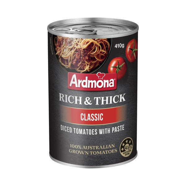 Ardmona Rich & Thick Classic Diced Tomatoes with Paste 410g