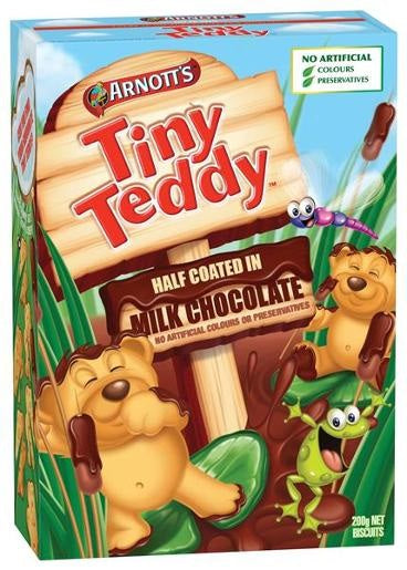 Arnott's Tiny Teddy Chocolate Coated 200g
