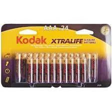 Kodak Batteries Xtralife AAA 24pk