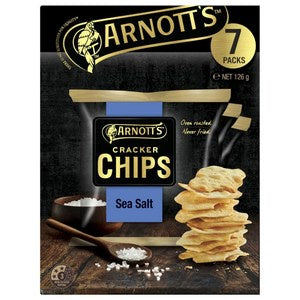 Arnott's Cracker Chips Sea Salt 150g