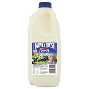 Harvey Fresh Full Cream Milk 2L
