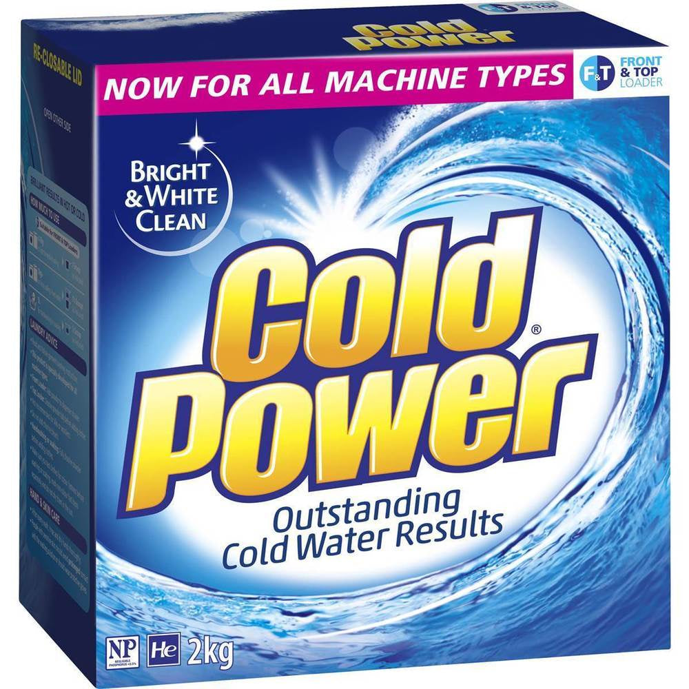 Cold Power Top Loader Laundry Powder Regular 2kg