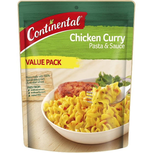 Continental Chicken Curry Pasta 150g
