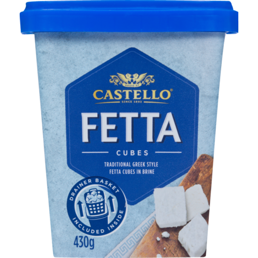 Castello Fetta Cubes Greek 430g