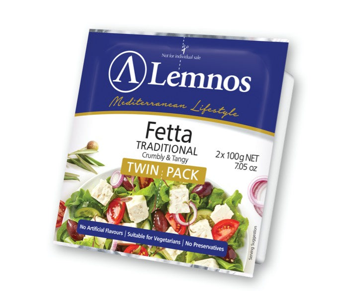 Lemnos Fetta Traditional Twin Pack 2 x 100g
