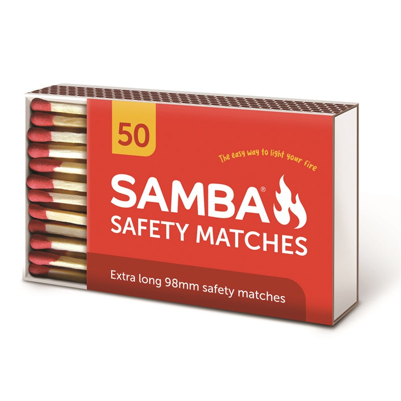 Samba Safety Matches 98mm 50pk