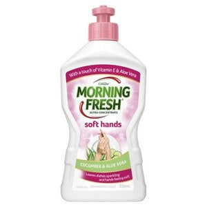 Morning Fresh Dishwashing Liquid Soft Hands Cucumber & Aloe Vera 350mL