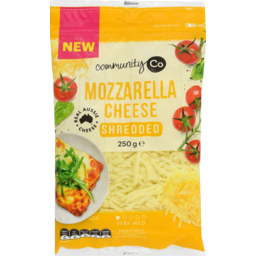Community Co Mozzarella Shredded Cheese 250g
