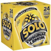 Schweppes Solo Lemon Cans 375mL 24pk