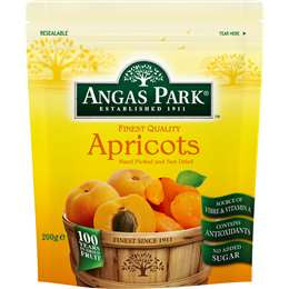 Angas Park Dried Apricots 200g