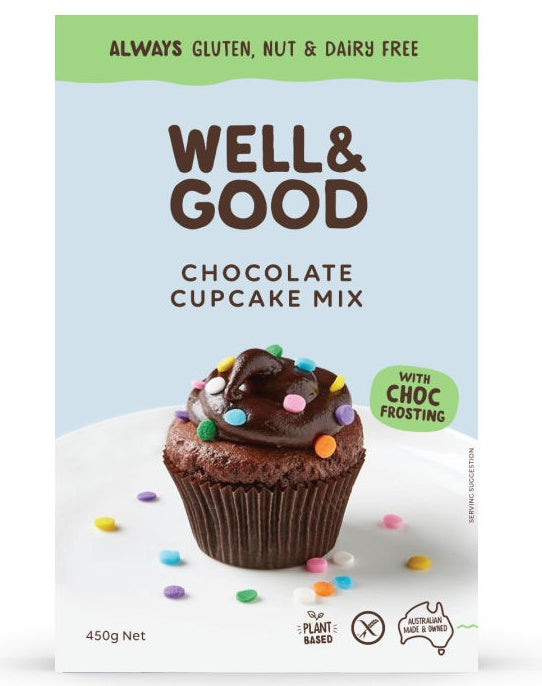 Well & Good Choc Cupcake Mix 450g