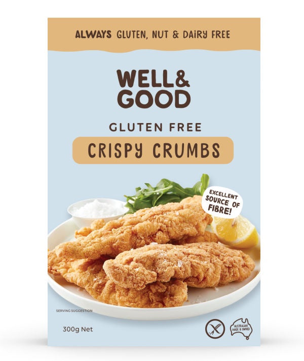 Well & Good Gluten Free Crispy Crumbs 300g