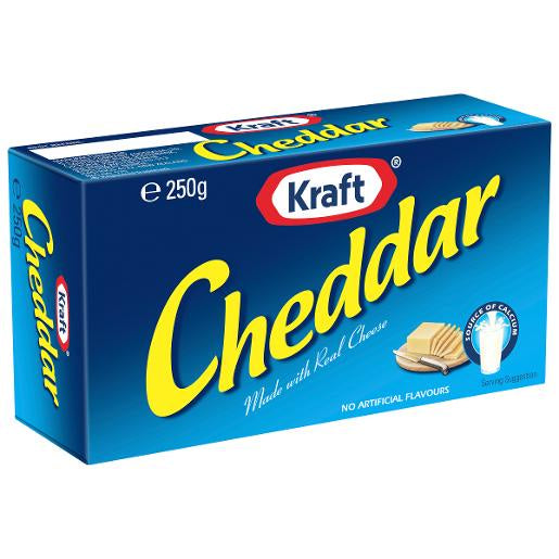 Kraft Cheddar Cheese Block 250g