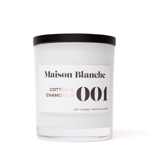 001 Cotton & Chamomile Lge Candle
