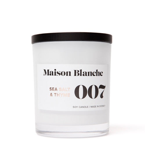 007 Sea Salt & Thyme Large Candle