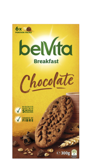 BelVita Breakfast Biscuits Chocolate 6pk