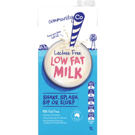 Community Co Lactose Free Low Fat Milk 1L