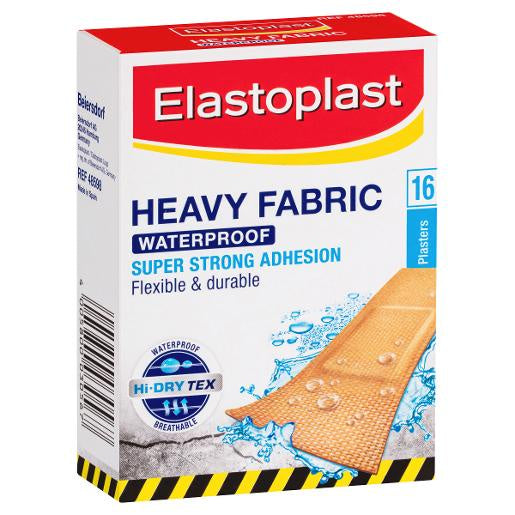 Elastoplast Heavy Duty Waterproof Fabric Strips 16pk