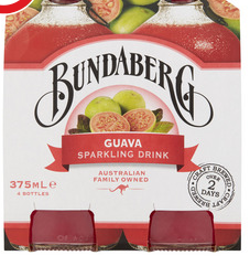 Bundaberg Guava Sparkling Drink 4 pack