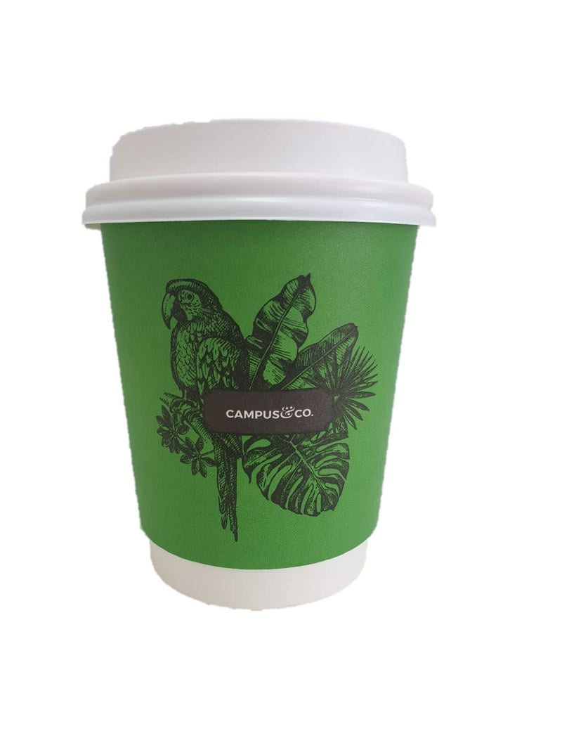 Campus&Co. Disposable Double Wall Cup 8oz Jungle 25pk
