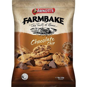 Arnott's Farmbake Cookies Choc Chip 310g