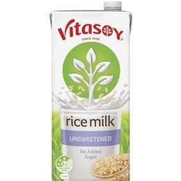 Vitasoy Rice Milk Unsweetened 1L