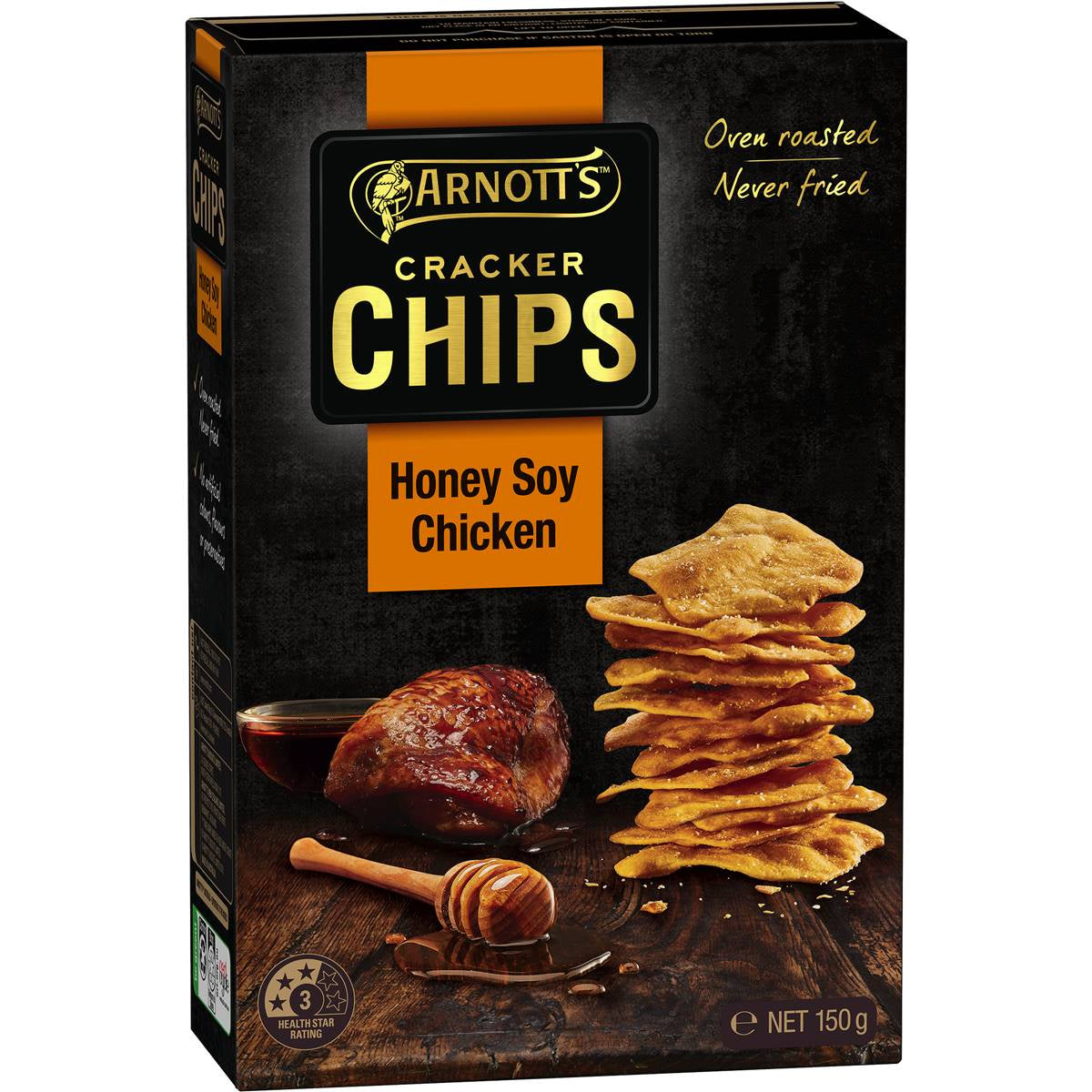 Arnott's Cracker Chips Honey Soy 150g
