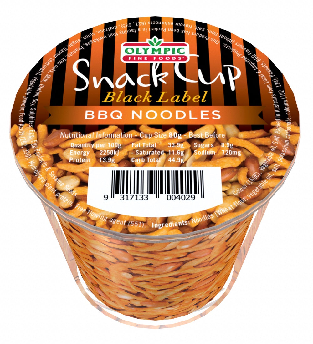Olympic Snack Cup BBQ Noodles 80g